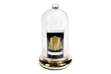Glass Dome Cloche with Gold Base - DCSTG (Carton of 4)